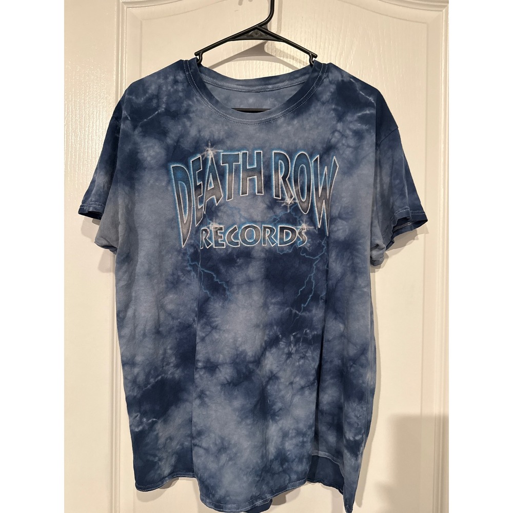 Death Row Records Tie Dye T Shirt Hip Hop Rap Graphic Tee